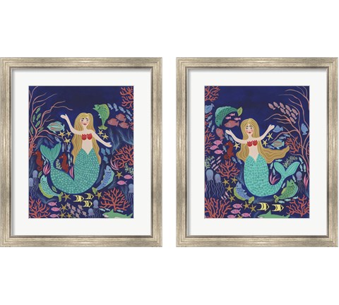 Water Queen 2 Piece Framed Art Print Set by Regina Moore