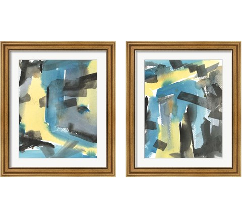 Interconnect  2 Piece Framed Art Print Set by Sam Dixon