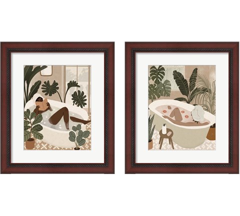 Home Spa 2 Piece Framed Art Print Set by Victoria Barnes