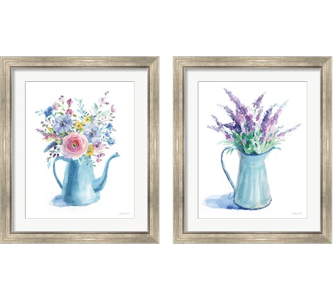 Farmstand Flower 2 Piece Framed Art Print Set by Danhui Nai