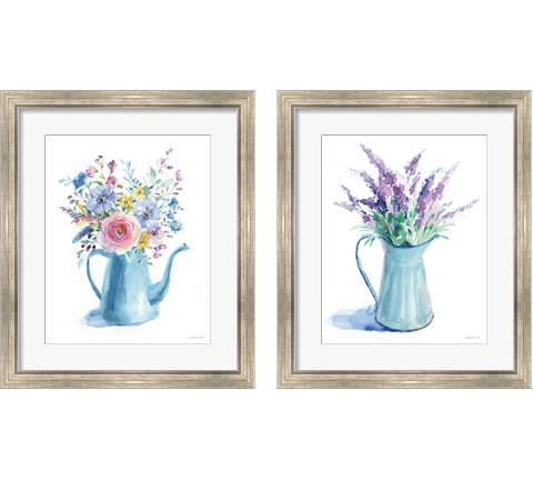 Farmstand Flower 2 Piece Framed Art Print Set by Danhui Nai