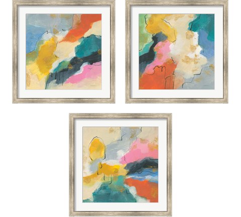 Daydream  3 Piece Framed Art Print Set by Silvia Vassileva