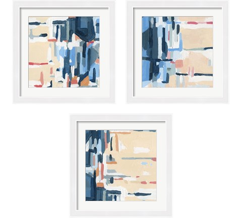 Summer Abstraction 3 Piece Framed Art Print Set by Emma Caroline