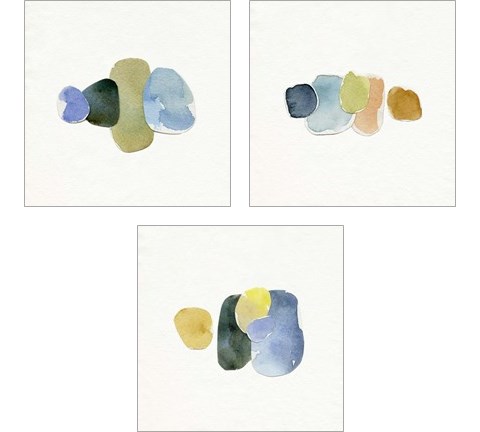 Doucet Collage 3 Piece Art Print Set by Emma Caroline