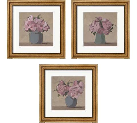 Spring Vase 3 Piece Framed Art Print Set by Jacob Green