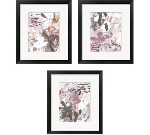 Whispering Dawn 3 Piece Framed Art Print Set by Melissa Wang