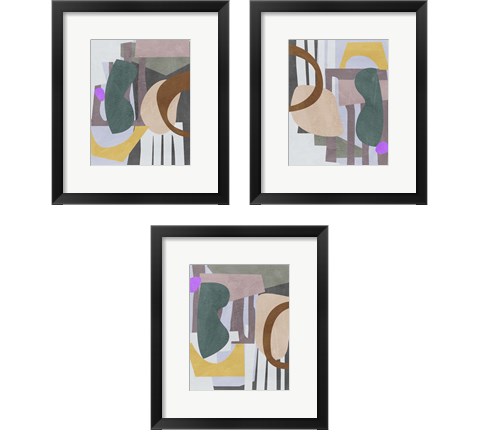 City Shades 3 Piece Framed Art Print Set by Melissa Wang