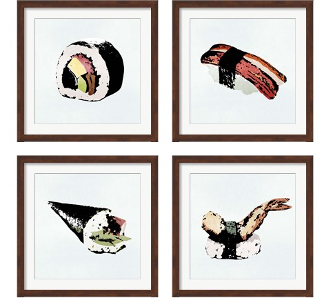 Sushi Style 4 Piece Framed Art Print Set by Annie Warren