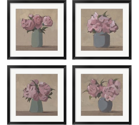 Spring Vase 4 Piece Framed Art Print Set by Jacob Green