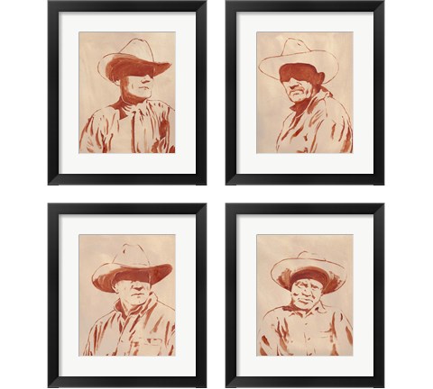 Man of the West 4 Piece Framed Art Print Set by Jacob Green