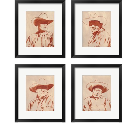 Man of the West 4 Piece Framed Art Print Set by Jacob Green