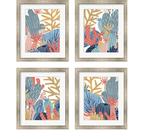 Paper Reef 4 Piece Framed Art Print Set by June Erica Vess