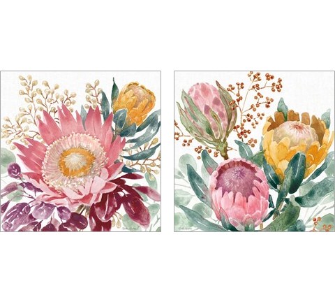 Petal Passion 2 Piece Art Print Set by Beth Grove