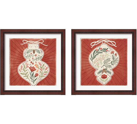 Winter Blooms 2 Piece Framed Art Print Set by Janelle Penner