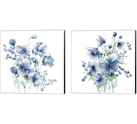 Secret Garden Bouquet 2 Piece Canvas Print Set by Katrina Pete