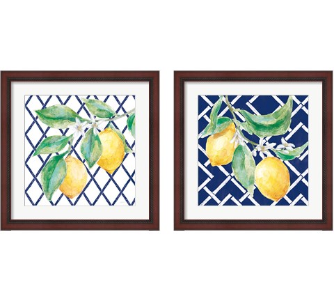 Everyday Chinoiserie Lemons 2 Piece Framed Art Print Set by Mary Urban