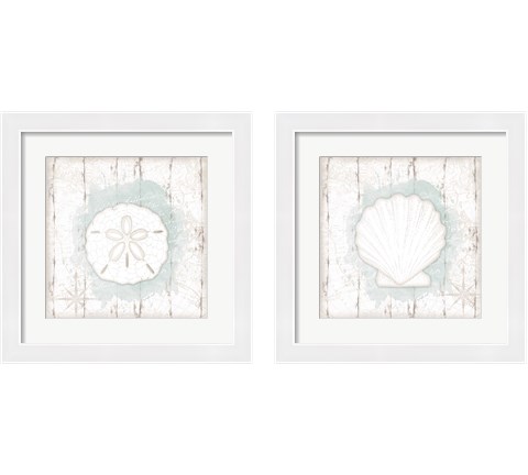 Calming Coastal 2 Piece Framed Art Print Set by Jennifer Pugh