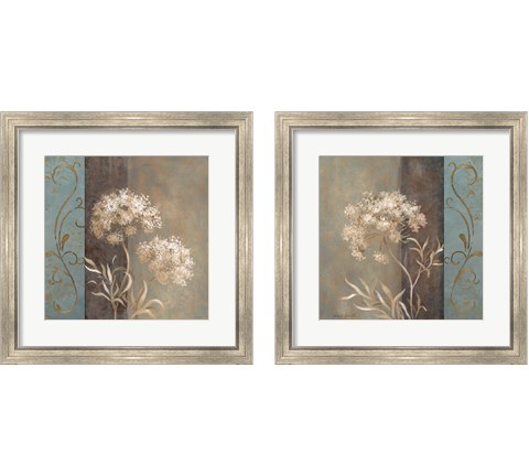 Delicate Beauty in Blue 2 Piece Framed Art Print Set by Lanie Loreth