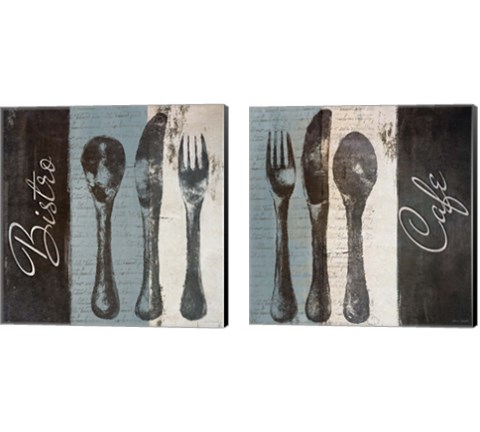 Cafe & Bistro 2 Piece Canvas Print Set by Lanie Loreth