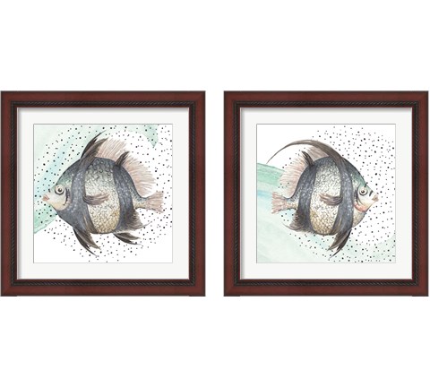 Coastal Fish 2 Piece Framed Art Print Set by Patricia Pinto