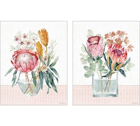 Petal Passion 2 Piece Art Print Set by Beth Grove