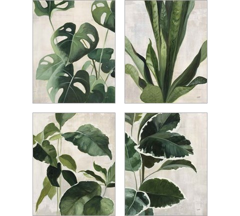 Tropical Study 4 Piece Art Print Set by Julia Purinton