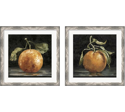 Dark Orange Deux 2 Piece Framed Art Print Set by Emma Caroline