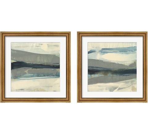 Coastline Twist 2 Piece Framed Art Print Set by Jennifer Goldberger