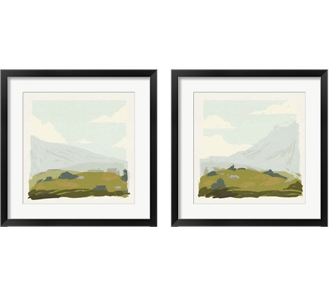 Alpine Ascent  2 Piece Framed Art Print Set by Jacob Green