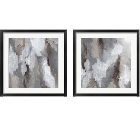 Cloudy Shapes 2 Piece Framed Art Print Set by Jennifer Parker