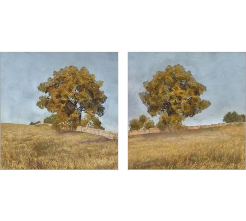 Autumn's Tranquility 2 Piece Art Print Set by Alonzo Saunders