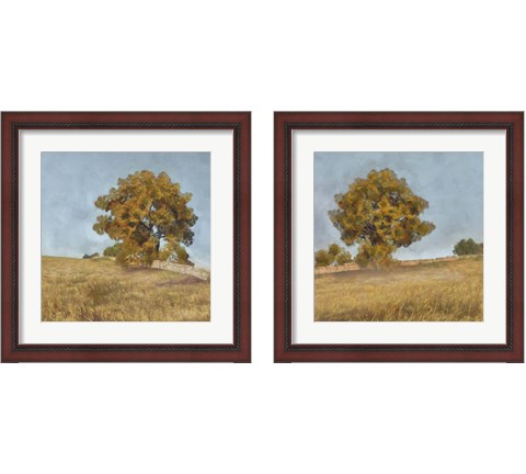 Autumn's Tranquility 2 Piece Framed Art Print Set by Alonzo Saunders