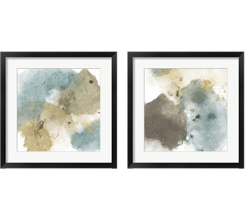 Fading Pieces  2 Piece Framed Art Print Set by Alonzo Saunders