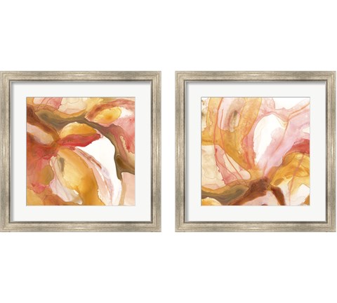 Sunset Marble 2 Piece Framed Art Print Set by June Erica Vess