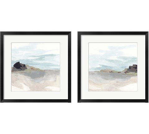 Glacial Coast 2 Piece Framed Art Print Set by June Erica Vess