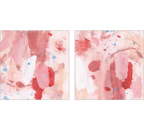 Pink Sky 2 Piece Art Print Set by Melissa Wang