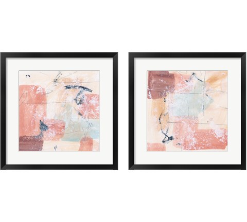 Warm Underneath  2 Piece Framed Art Print Set by Melissa Wang