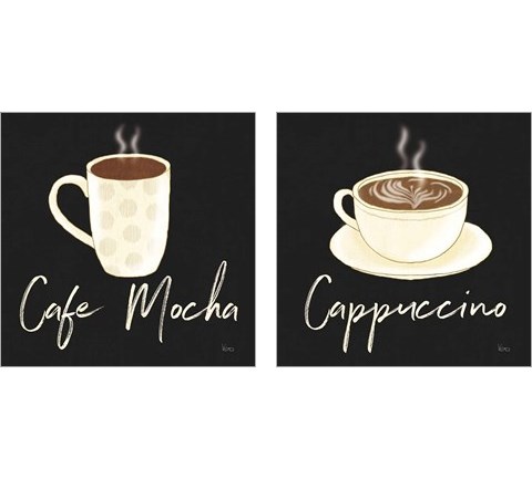 Fresh Coffee 2 Piece Art Print Set by Veronique Charron