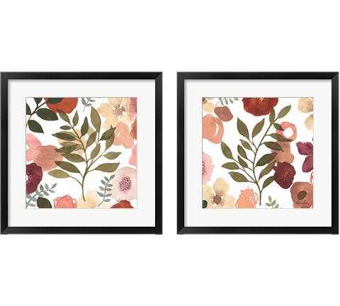 Garden Dance 2 Piece Framed Art Print Set by Laura Horn