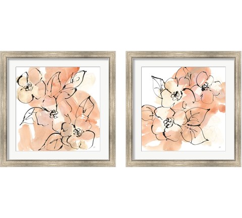 Terracotta Neutrals 2 Piece Framed Art Print Set by Chris Paschke