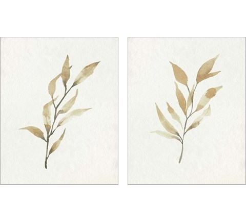 Soft Autumn Branch 2 Piece Art Print Set by Emma Caroline