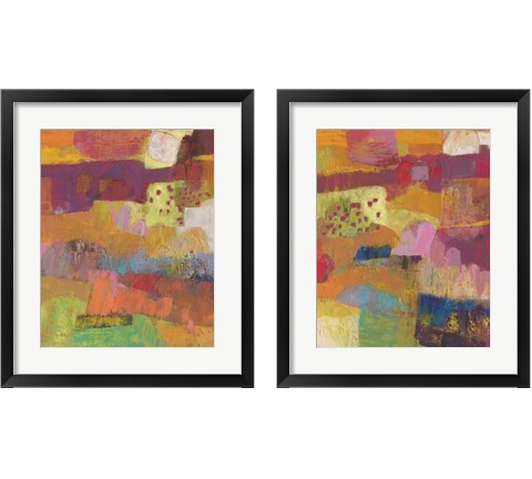 Atiptoe  2 Piece Framed Art Print Set by Sue Jachimiec