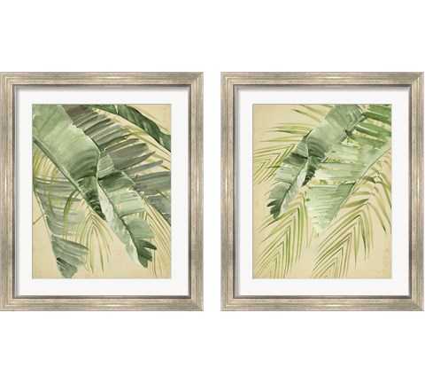 Banana Palms 2 Piece Framed Art Print Set by Jennifer Parker