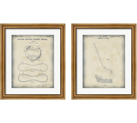 Patented Sport 2 Piece Framed Art Print Set by Studio W