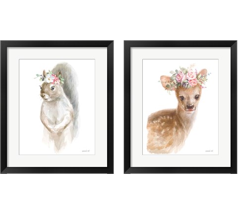 Wild for Flowers 2 Piece Framed Art Print Set by Danhui Nai