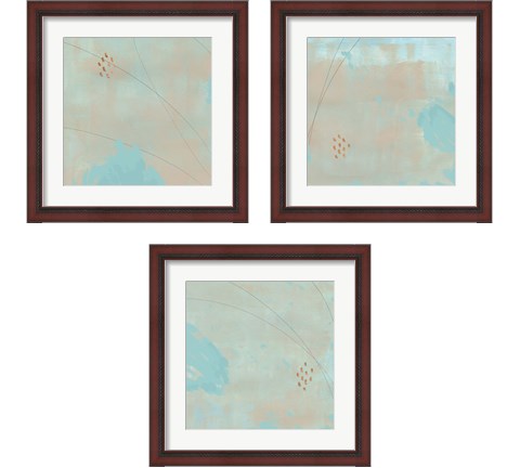 Spring Abstract 3 Piece Framed Art Print Set by Jacob Green