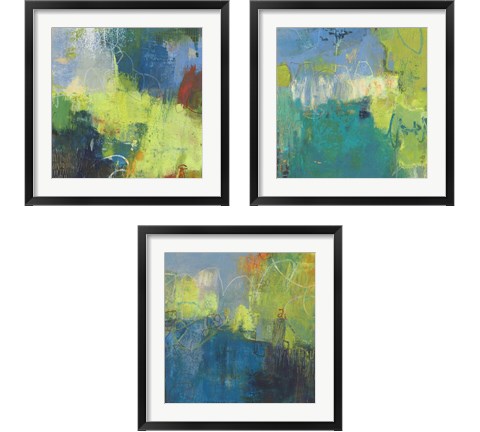 Gawsy  3 Piece Framed Art Print Set by Sue Jachimiec