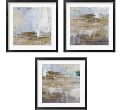 Lake Breeze 3 Piece Framed Art Print Set by Jennifer Parker