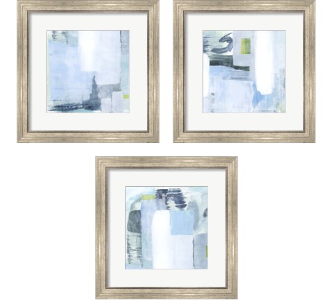 Oceanic Shimmer 3 Piece Framed Art Print Set by Grace Popp