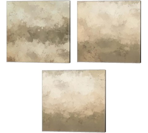 Freeform 3 Piece Canvas Print Set by Alonzo Saunders